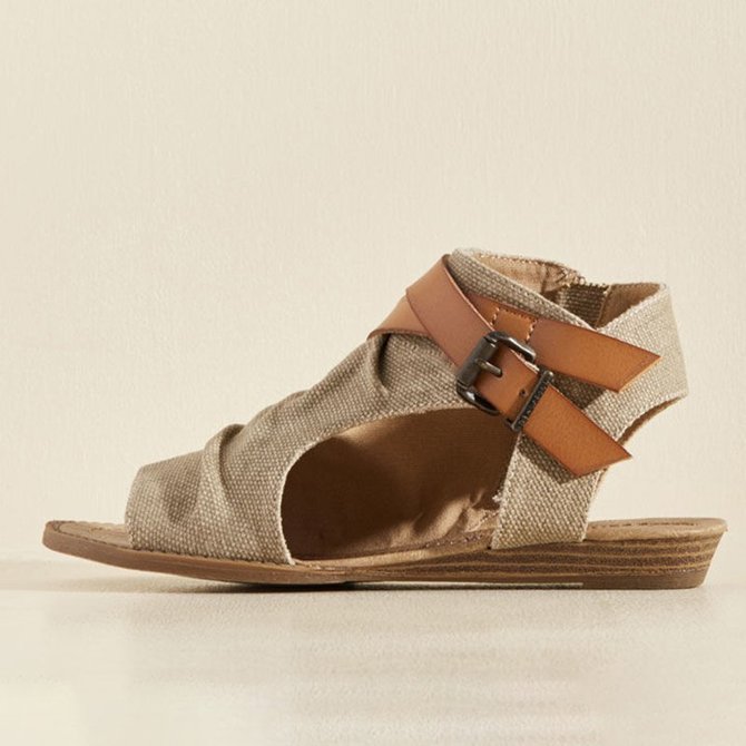 Summer Adjustable Buckle Shoes
